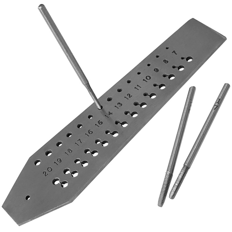 Jewellers Tools 14 Tap & Die Set : No 0.7-2mm