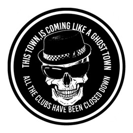 Ghost Town Ska DJ Vinyl Turntable Slipmat