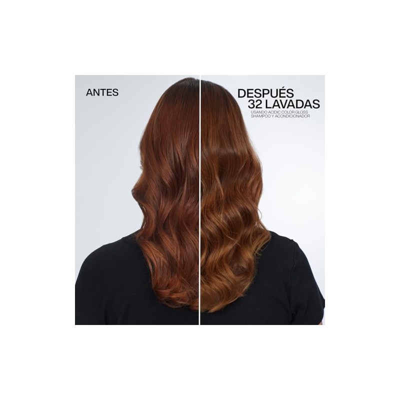 Redken Shampoo 300ml + Protector Térmico 200ml Acidic Color Gloss