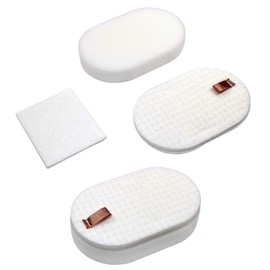 HQRP 2-Pack Foam & Felt Filter Kit compatible with Shark Rocket Powerhead AH400 AH452 Series, Pre-Motor XFFH400 & Post-Motor XEXFH400 Replacement
