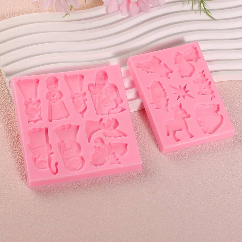 Molde de fondant para decoración de tartas, 18