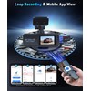4K Dash Cam Front and Rear,WiFi Dash Camera for Cars