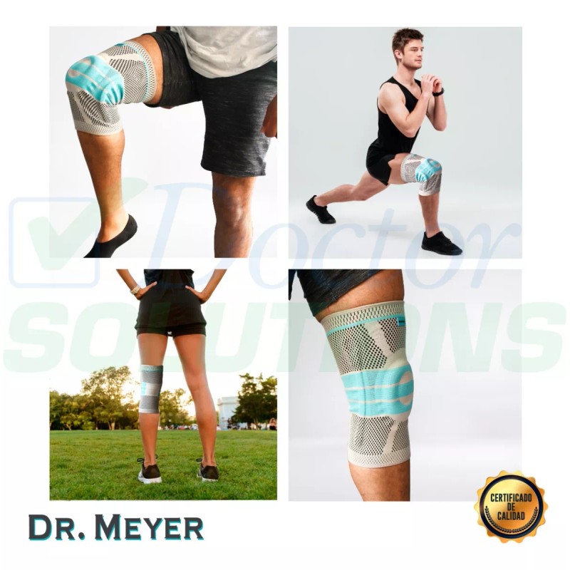 Dr. Meyer Rodillera Con Soporte De Gel Y Varillas Laterales