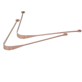 HealthGoodsIn Limpiadores Linguales De Cobre (Juego De 2) Para Aliviar El Mal Aliento E Higiene Bucal.