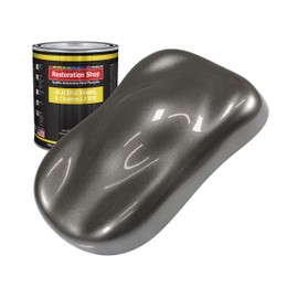 Restoration Shop - Tunnel Ram Gray Metallic Acrylic Enamel Auto Paint - Quart Paint Color Only - Professional Single Stage High Gloss Automotive, Car, Truck, Equipment Coating, 2.8 VOC