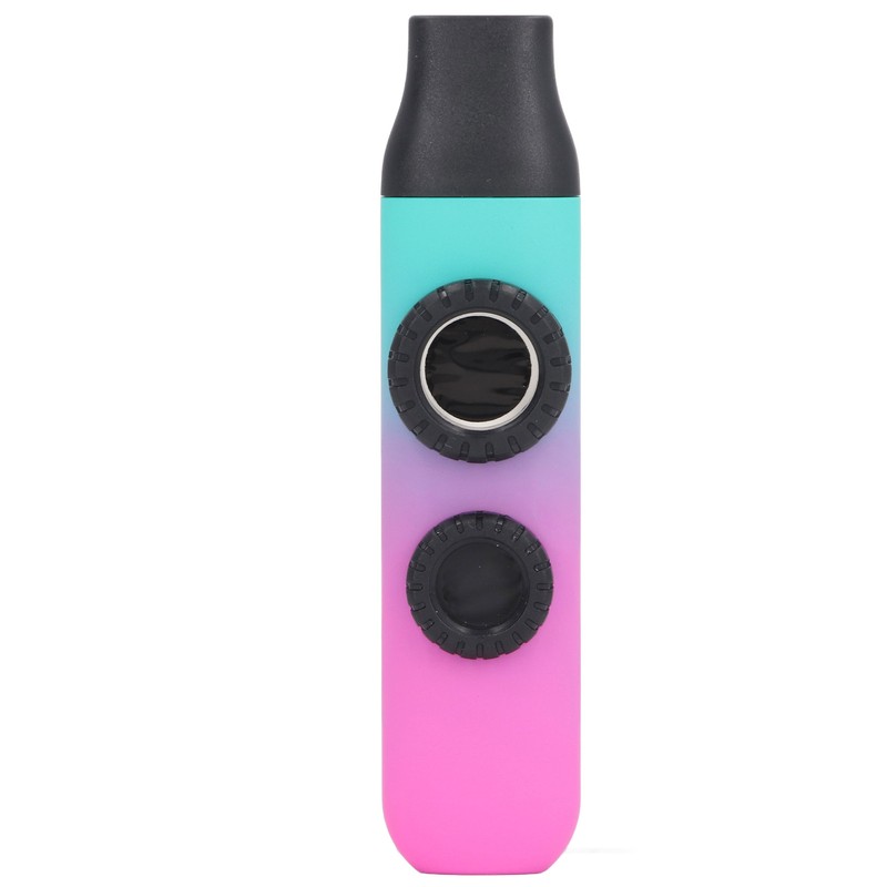 Kazoo Instrument Double Flute Hole Adjustable Tone with Diaphragm Replacement