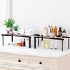 STORAGE MANIAC Set of 4 Expandable Kitchen Cabinet Organizer Shelf