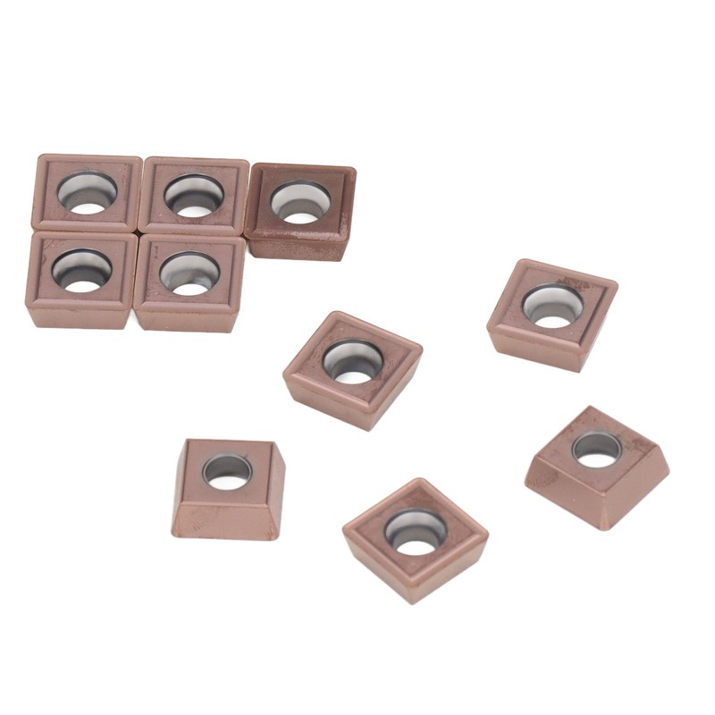 10Pcs Carbide Turning Inserts Cutters DIY CNC Lathe Wood Cutting