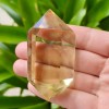 Natural Pure Citrine. Large Double terminated crystal.
