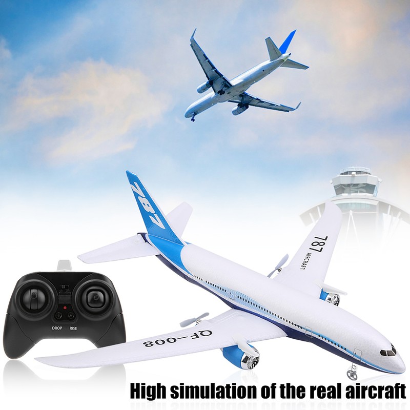 DIY Simulation QF008 Glider RC Remote Control Airplane 2.4G EPP