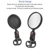 SKERTS Scooter Rear View Mirrors for Ninebot Black Rearview Mirrors