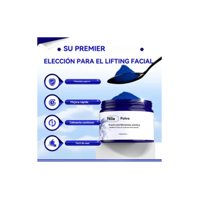 Polvo Azul Nila Marroquí For El Cuidado De La Piel