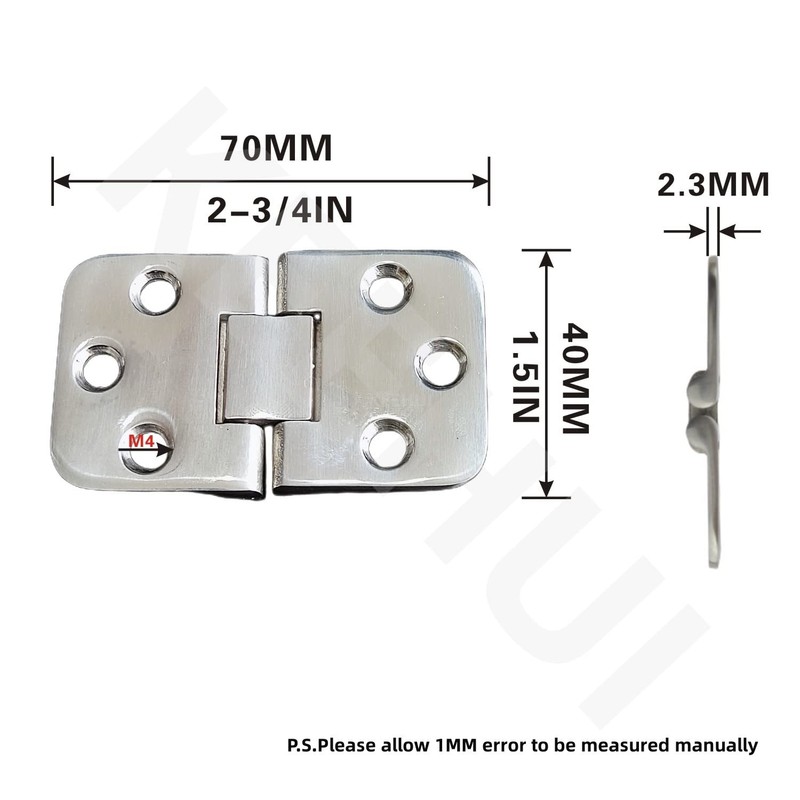 Keehui Stainless Steel 316 CAST SOLID Marine Grade 180 Degree