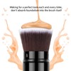 Falliny Retractable Makeup Brush, Travel Kabuki Powder Foundation Brush, Portable