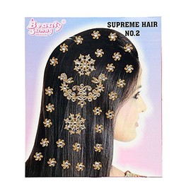 Indian Bollywood Hair Accessory - Bling Head Hair Bindis Stickers