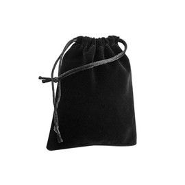 Velvet Jewelry Pouch Black Drawstring Bags for Jewelry Bracelets and Watches Storage 3.5x4.7inch
