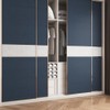 YENHOME - Papel pintado de zacate azul oscuro para despegar