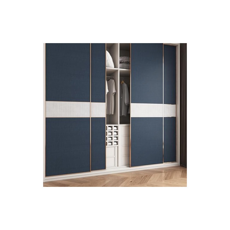 YENHOME - Papel pintado de zacate azul oscuro para despegar