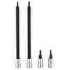 BRAZEN 3mm Hex Bit Socket/Allen Driver Four Pack (1/4" Drive,