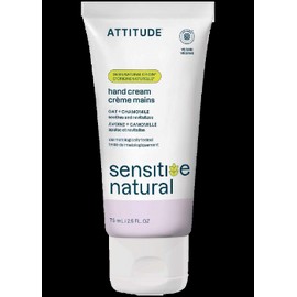 Attitude Oatmeal Sensitive Natural Care Hand Cream Soothing & Calming (Chamomile) - 75ml
