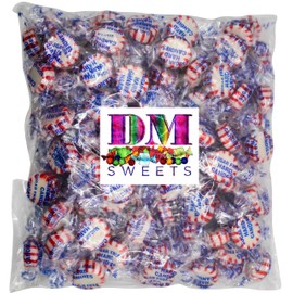 Sugar Free Peppermint Starlights - 1 lb of Individually Wrapped Hard Candy