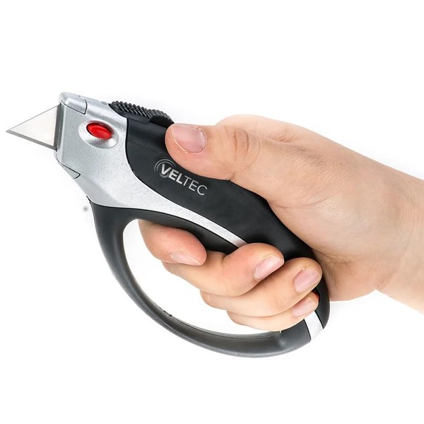 Veltec Heavy Duty Retractable Utility Knife, Box Cutter, Carpet Cutter
