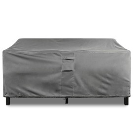 KHOMO GEAR Outdoor Couch Cover Patio Furniture Covers Waterproof Loveseat Cover - Wide Version - 58" Length x 37" Depth