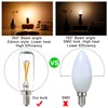LiteHistory Dimmable T6 led Bulb 25W Candelabra led 2700K Clear