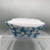 Handmade NEW! Microwave Cozy For Takeout Containers Reversible, Spring Blue