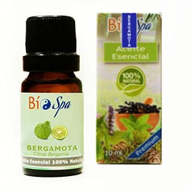 Aceite Esencial de Bergamota (10ml) Puro, 100% Natural, Grado Terapeutico | Aceites Esenciales para Difusor para Aromaterapia para Hacer Masajes, Jaboes, Velas y Cremas Artesanales de Alta Concentración | Aceite para Difusor de Aromas