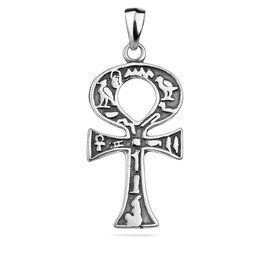 Ankh Egyptian Key Cross Pendant Sterling Silver 925 Jewellery SALE !