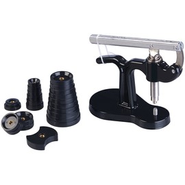 AGT Watch Press: 17 Piece Professional Watch Press Tool with Dies in 12 Sizes (Watch Tool, Watch Cover Press, Close Tool)