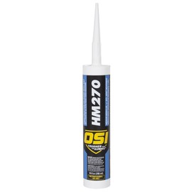 OSI HM270 Clear Silicone Construction Sealant 10-Fluid Ounce Cartridge (1494045)