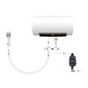 Booster Pump Automatic Water Pressure Shower Boosting Recirculating Wall Mount
