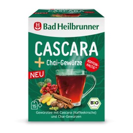 Bad Heilbrunner Bio Cascara+ Chai Spices (5 x 15 Filter Bags)