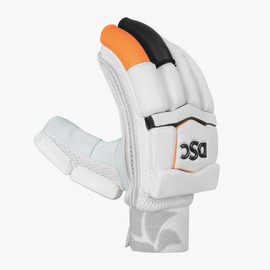 DSC Batting Gloves Krunch 700 Boys RH|Leather Cricket Batting Gloves for Beginner and Intermediate Players | Lightweight with Good Protection