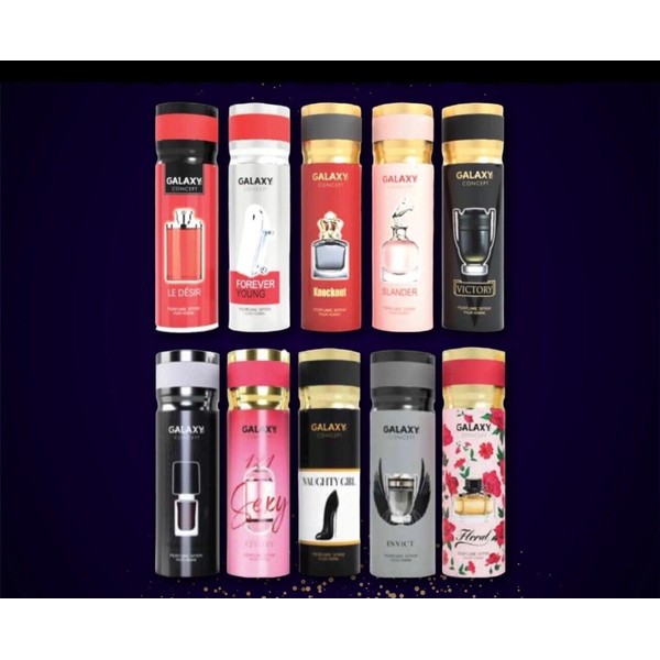 Galaxy Concept Box of 20| Galaxy Plus Concept Body Spray