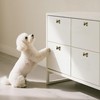 KYIEN Cute Dog Bone Cabinet Knobs, 6Pcs Bronze Single Hole