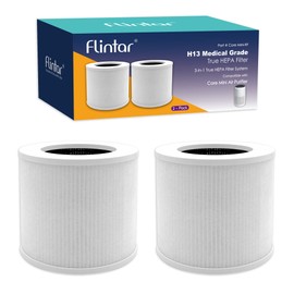 Flintar Core Mini Replacement Filter, Compatible with LEVOIT Core Mini Air Purifier, 3-in-1 H13 Grade Filtration and Activated Carbon Filter, Core Mini-RF, 2-Pack