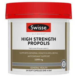 Swisse Ultiboost High Strength Propolis 2000mg Soft Capsules, 210 Capsules, 1 Pack