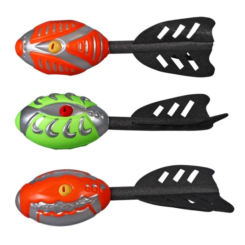 Greenbrier Whistle Missile Foam Footballs Soft 2 Pack 12 Fun