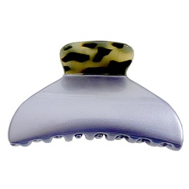 Hel France Hair Clip, Fashionable, Hair Clip, Non-Slip (Blue, Medium), Secure, Clip, Barrette, Hair Clip, Simple, Stylish