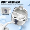[Secure Lock] Clear Case for JBL Tune Flex Case Cover