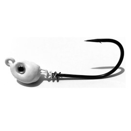 Hunting and Fishing Depot White Inshore Slammer Saltwater Jig Heads 3pk