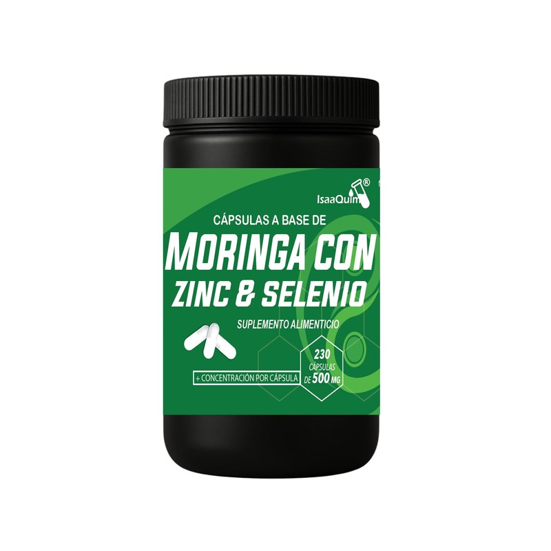 IsaaQuim Moringa Con Zinc Y Selenio En Cápsulas