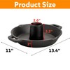 Acshio Cast Iron Chicken Roaster, Beer Can Chicken Holder Turkey