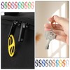 20PCS S Carabiner Clip Small Alloy Snap Hook Anti Theft