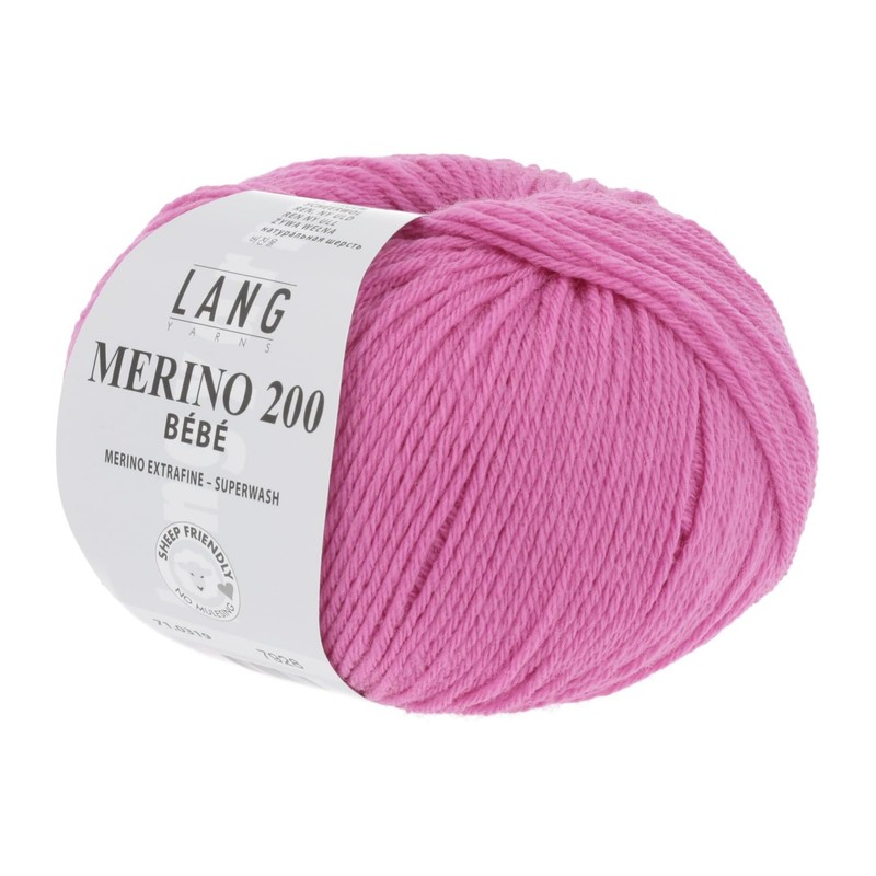 Lang Yarns Merino 200 Bébé 0319 Pink