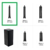 SPARES2GO 20mm 0.8" Long Slim Barrel compatible with Dyson fits