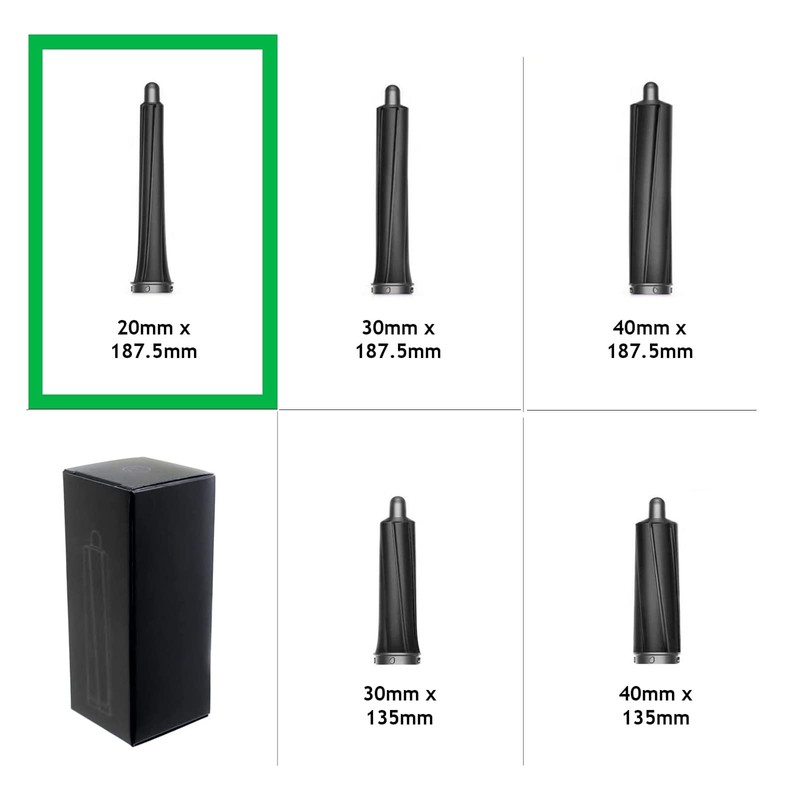 SPARES2GO 20mm 0.8" Long Slim Barrel compatible with Dyson fits